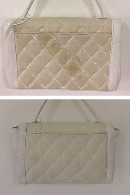 how to clean chanel canvas bag